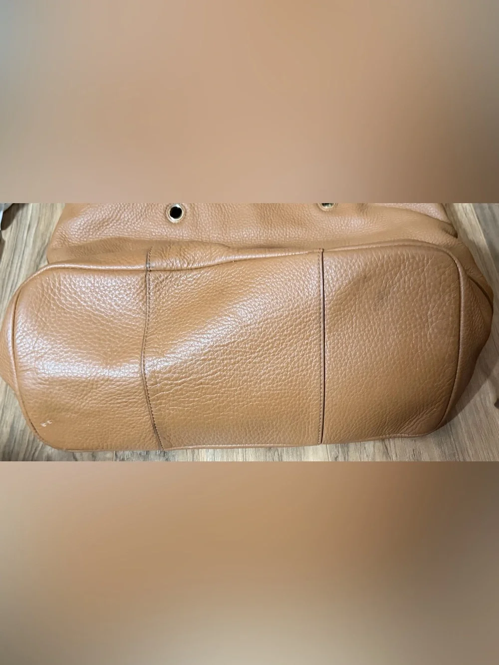 Tory Burch brown leather tote bag